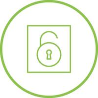 Open Lock I Vector Icon