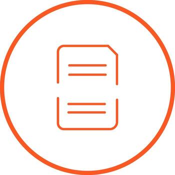 Split Document Vector Icon