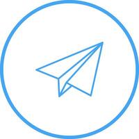 Paper Plane Vector Icon