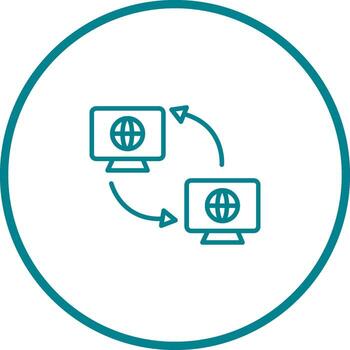 Synchronization Vector Icon