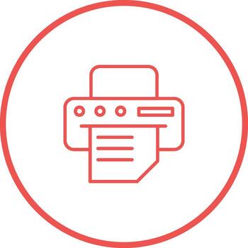 Printer Vector Icon