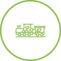 ecología tren vector icono