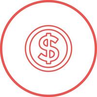 Dollar Symbol Vector Icon