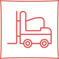 Forklift Vector Icon