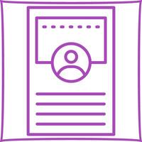 Profile Vector Icon