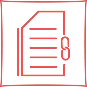 icono de vector de enlace
