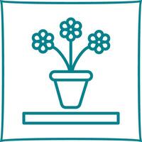 Flower Pot Vector Icon