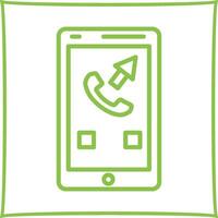 Outgoing Call Vector Icon