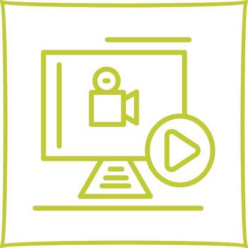 icono de vector de botón de reproducción