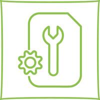 Document Setting Vector Icon