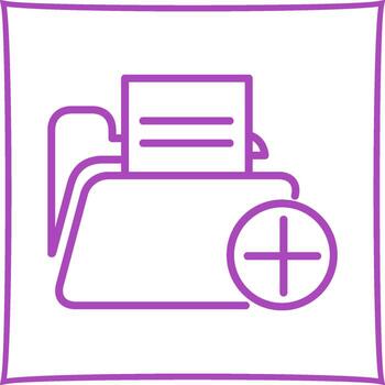 Create Folder Vector Icon