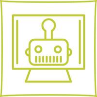 Artificial Bot Vector Icon