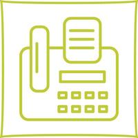 Fax Machine Vector Icon