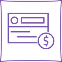 icono de vector de pago con tarjeta