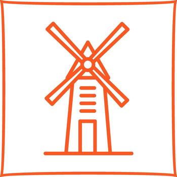 icono de vector de molino de viento