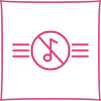 Music Disabled Vector Icon