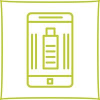 Mobile Battery Vector Icon