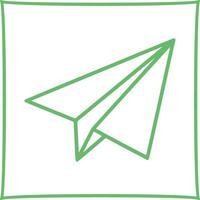 Paper Plane Vector Icon