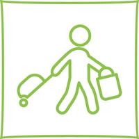 Carrying Bag Vector Icon