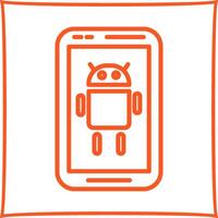 icono de vector de Android