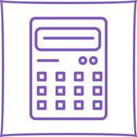 icono de vector de calculadora