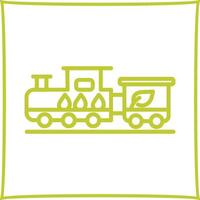 Ecology Train Vector Icon