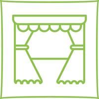 Curtains Vector Icon
