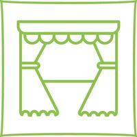 Curtains Vector Icon