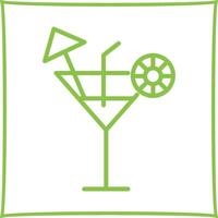 icono de vector de coctel