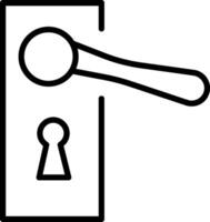 Door Handle Vector Icon