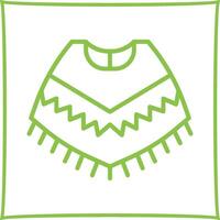Poncho Vector Icon