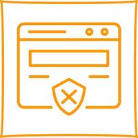 Unprotected Website Vector Icon