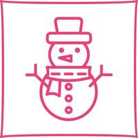 Snowman Vector Icon