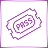 Passes Vector Icon