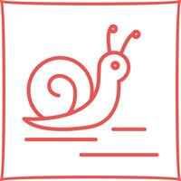 icono de vector de caracol