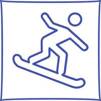 Snowboard Vector Icon