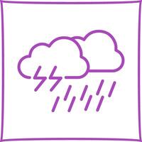 Rain Vector Icon