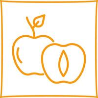 Apricot Vector Icon