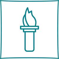 Torch Vector Icon