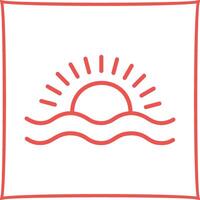 Sunrise Vector Icon