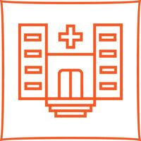 icono de vector de hospital