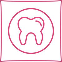 icono de vector de dientes