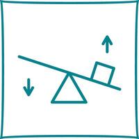 Seesaw Vector Icon