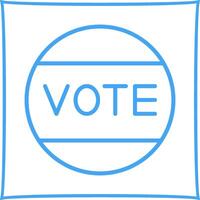 icono de vector de voto