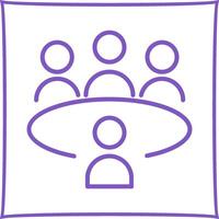 Conference Table Vector Icon