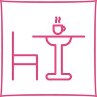 Tea Table Vector Icon