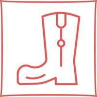 Cowboy Boot Vector Icon