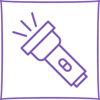 Flashlight Vector Icon