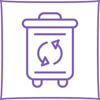 Recycle Bin Vector Icon