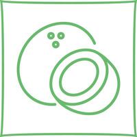 Coconut Vector Icon